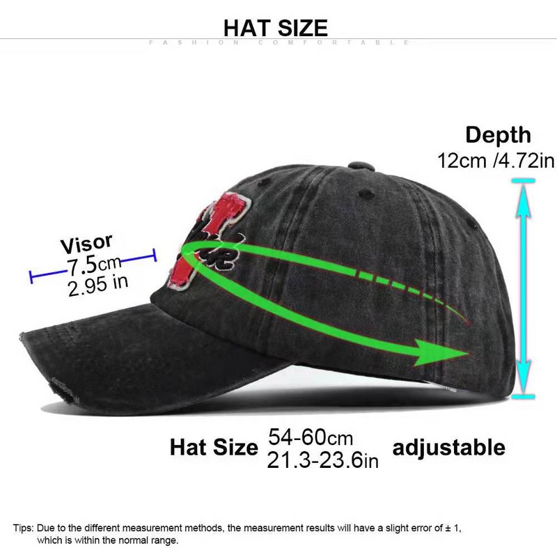 Nauja madinga beisbolo kepuraitė vyrams ir moterims Retro tėčio kepuraitės vasarinės lauko apsauginės kepuraitės Unisex Snapback kepurės raidės siuvinėti kepurės