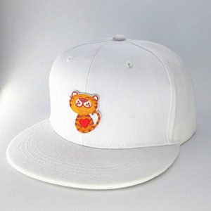 2021 m. animacinių filmų tigro siuvinėjimas medvilninė beisbolo kepurė Hip-hop kepuraitė, reguliuojamos „snapback“ kepurės vyrams ir moterims 160