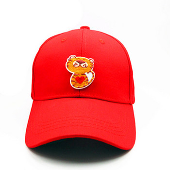 2021 Памучна бейзболна шапка с бродерия на карикатура на тигър Хип-хоп шапка с регулируеми шапки с гръб за мъже и жени 160