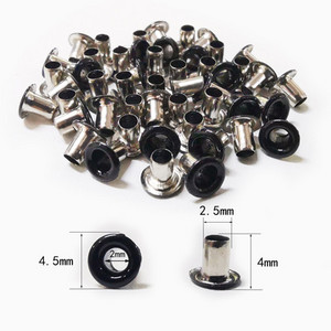 100 ks 2 mm dierkové dierky na DIY kožené remeselnícke medené dierky na scrapbooking topánky, opasok, čiapky, tašky, visačky na oblečenie, doplnky