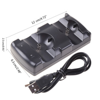 Mini Controller Charging Station Safe και Fast Charging LED για Ps3 Drop Shipping