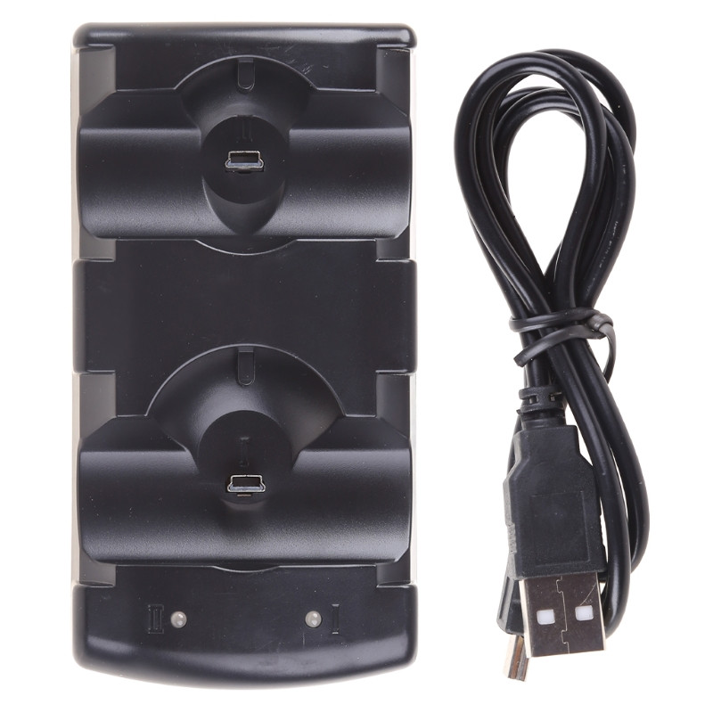 Mini valdiklio įkrovimo stoties saugus ir greitas įkrovimo šviesos diodas, skirtas Ps3 Drop Shipping