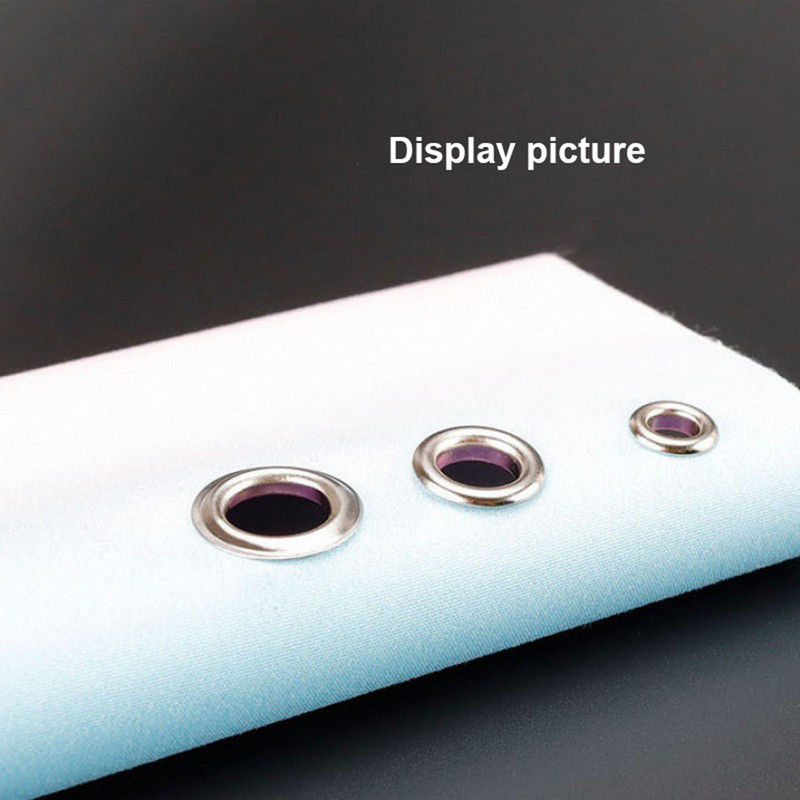 100 rinkinių 5 mm žalvarinė ąsa su 300 # poveržle, odinė rankdarbių taisymo įvorė.