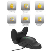 Skirta Nintendo Switch Joy-con DC5V/2A žaidimų pulto įkroviklio doko stočiai 6 viename žaidimų valdiklio įkroviklio žaidimo rankenos laikymo laikiklis