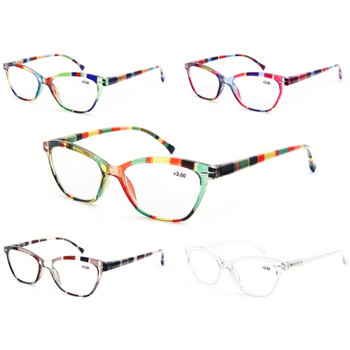 MODFANS Модни дамски очила за четене Personality Cat Eye Rivet Decorative Frame Reader Amplifier For Presbyopic glasse Women