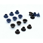 Metalinis apvalios kilpos įvorė 3 mm kilpa Metalinės kniedės Piniginės priedai batų siuvimui Krepšys Aparatūros gamyba Drobė Amatai 100 vnt.