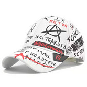 Șapcă de baseball Graffiti Femei Bărbați New Summer Letter Print Snapback Gorras Para Hombre Casquette Femme Hip Hop Pălării pentru femei Negru