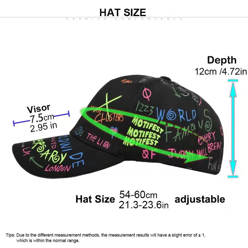 Graffiti beisbolo kepuraitė, vyriška, 2021 m. vasaros laiškų spauda Snapback Gorras Hombre Casquette Femme moteriškos hiphopo kepurės