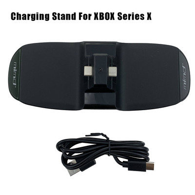 За XBOX Series X Fast Charger Докинг устройство за двойно зареждане с USB стойка за зареждане За XBOX Series X Controller Стойка за съхранение