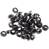 100 rinkinių Metalinės ąselės 4*8mm pistoletas juodas su tarpikliu, skirtas pasidaryk pats iškarpoms, batų diržas, krepšys, žyma Drabužiai, kuprinės priedai, siuvimas