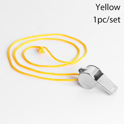 Metalinis švilpukas teisėjo sporto regbis nerūdijančio plieno švilpukai futbolas futbolas krepšinis vakarėlis treniruotės mokyklos linksmybių įrankiai