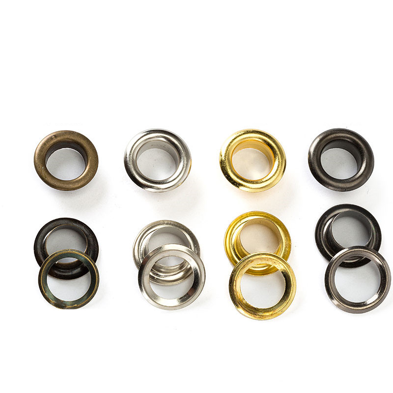 50 rinkinių + 1 rinkinys įrankiai Metalinės kilpos su įvorėmis, skirtos „Leathercraft“ batų diržui „pasidaryk pats“ „Scrapbooking“ dangtelis, krepšys, žymeklis, drabužių priedai