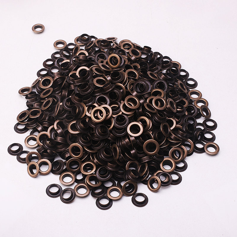 JYMISS 300set 6mm plokštuminė akutė Rožinio aukso (sidabrinė) metalo vario kilpos sagos rūbų aksesuarai rankinės radiniai NEMOKAMAS PRISTATYMAS