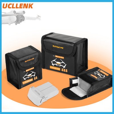 Geantă de siguranță pentru baterie LiPo pentru dronă pentru MINI 3 PRO Geanta de protecție antiexplozie Carcasă de depozitare a bateriei pentru accesorii DJI MINI 3