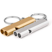 1/2 gab avārijas svilpe alumīnija sakausējuma izdzīvošanas svilpe āra kempingam pārnēsājams EDC rīks SOS zemestrīces dubultcaurules svilpe