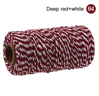 2 mm puuvillane nöör küpsetusnöör värviline puuvillane käsitöönöör makramee nöör DIY kodutekstiili kingituste pakkimine pulmakaunistus