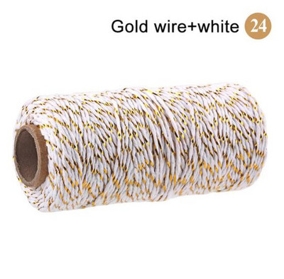 2 mm puuvillane nöör küpsetusnöör värviline puuvillane käsitöönöör makramee nöör DIY kodutekstiili kingituste pakkimine pulmakaunistus