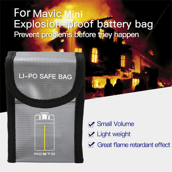 1/2/3 Battery Protective Storage Bag LiPo Safe Bag Anti έκρηξη για αξεσουάρ DJI Mavic Mini/ Mini 2