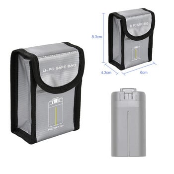 1/2/3 батерия Защитна чанта за съхранение LiPo Safe Bag Взривозащитена за DJI Mavic Mini/ Mini 2 аксесоари