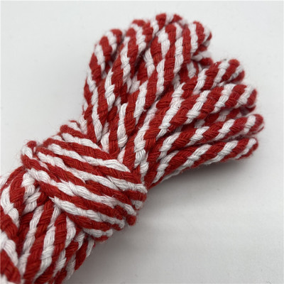 5 jardi/lote 6 mm, 100% kokvilnas virve, dekoratīva, savīta, pīta auklas virve roku darbs mājas tekstila dekorēšanai