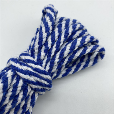 5 jardi/lote 6 mm, 100% kokvilnas virve, dekoratīva, savīta, pīta auklas virve roku darbs mājas tekstila dekorēšanai