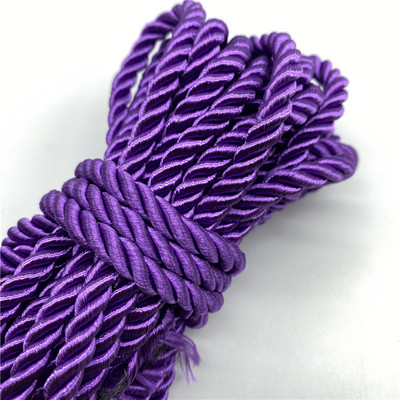 5 γιάρδες/Παρτίδα 6 χιλιοστών Σχοινί Paracord 3-Strand Σχοινί πολυπροπυλενίου για Αξεσουάρ διακόσμησης σπιτιού DIY Χειροποίητη υφασμάτινη διακόσμηση σπιτιού