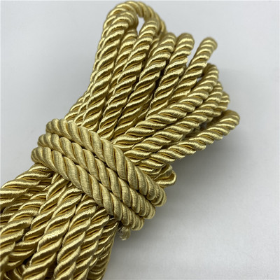 5 γιάρδες/Παρτίδα 6 χιλιοστών Σχοινί Paracord 3-Strand Σχοινί πολυπροπυλενίου για Αξεσουάρ διακόσμησης σπιτιού DIY Χειροποίητη υφασμάτινη διακόσμηση σπιτιού