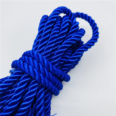 5 γιάρδες/Παρτίδα 6 χιλιοστών Σχοινί Paracord 3-Strand Σχοινί πολυπροπυλενίου για Αξεσουάρ διακόσμησης σπιτιού DIY Χειροποίητη υφασμάτινη διακόσμηση σπιτιού