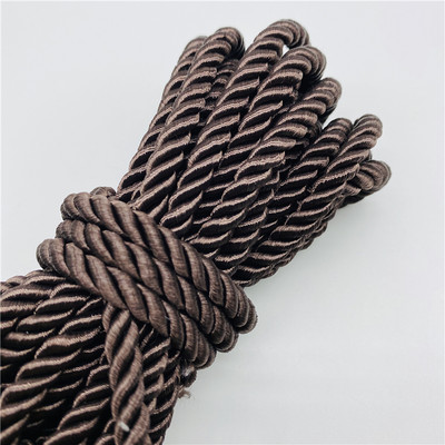 5 γιάρδες/Παρτίδα 6 χιλιοστών Σχοινί Paracord 3-Strand Σχοινί πολυπροπυλενίου για Αξεσουάρ διακόσμησης σπιτιού DIY Χειροποίητη υφασμάτινη διακόσμηση σπιτιού