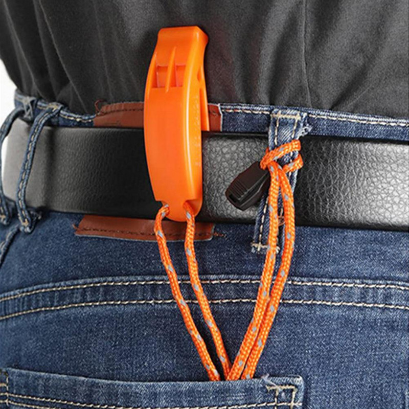 6 db síp mag nélküli műanyag síp futball kosárlabda játékvezetői síp kültéri biztonság túlélési kemping vészsípjai