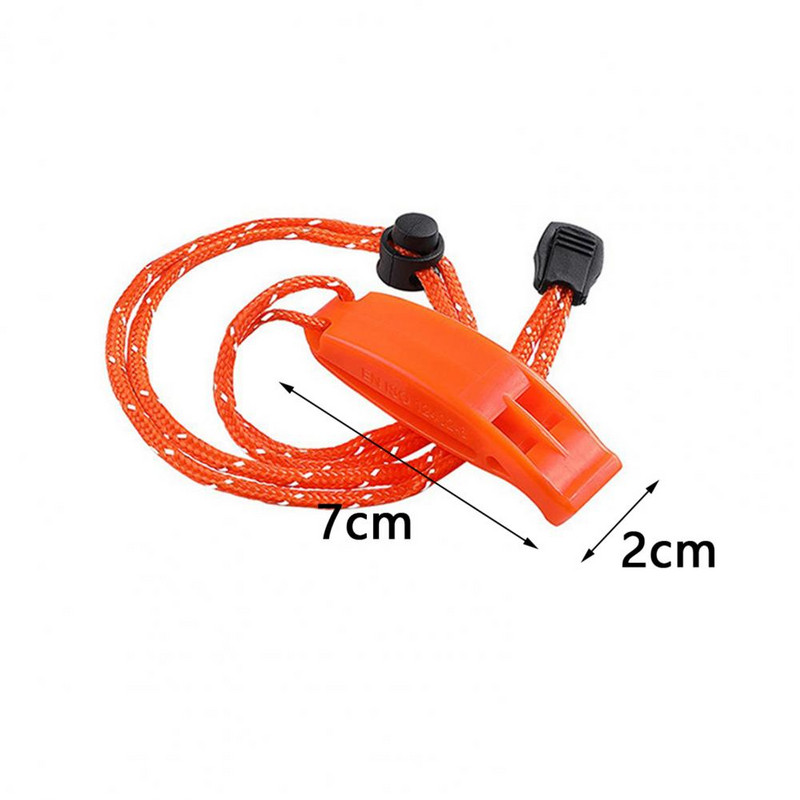 6 db síp mag nélküli műanyag síp futball kosárlabda játékvezetői síp kültéri biztonság túlélési kemping vészsípjai