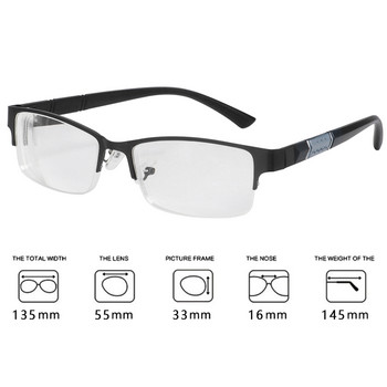 0 -1 -1,5 -2 -2,5 -3 -3,5 -4 -4,5 -5 -5,5 -6 Очила за късогледство Жени Мъже Ретро метална рамка Квадратни очила за късогледство Черна рамка
