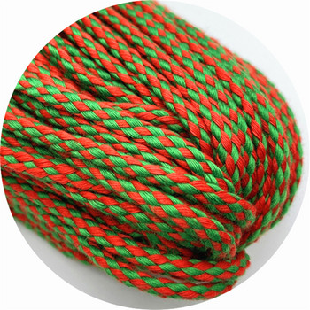 5 ярда/лот 5 мм памучно въже Декоративно усукано плетено въже за ръчно изработена декорация от домашен текстил
