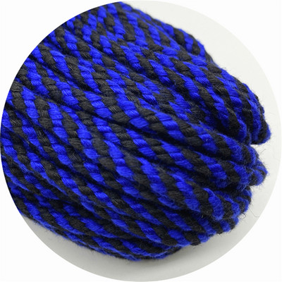 5 jardi/partija 5 mm kokvilnas virve Dekoratīva, savīta, pīta auklas virve roku darbs mājas tekstila dekorēšanai