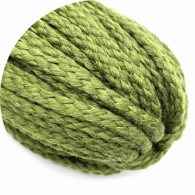 5 jardi/partija 5 mm kokvilnas virve Dekoratīva, savīta, pīta auklas virve roku darbs mājas tekstila dekorēšanai