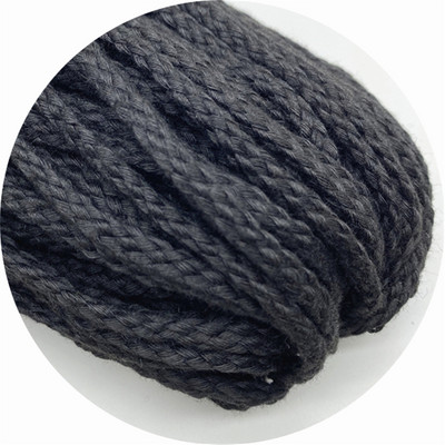 5 jardi/partija 5 mm kokvilnas virve Dekoratīva, savīta, pīta auklas virve roku darbs mājas tekstila dekorēšanai