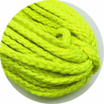 5 jardi/partija 5 mm kokvilnas virve Dekoratīva, savīta, pīta auklas virve roku darbs mājas tekstila dekorēšanai