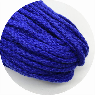 5 jardi/partija 5 mm kokvilnas virve Dekoratīva, savīta, pīta auklas virve roku darbs mājas tekstila dekorēšanai