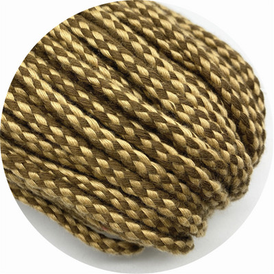 5 jardi/partija 5 mm kokvilnas virve Dekoratīva, savīta, pīta auklas virve roku darbs mājas tekstila dekorēšanai