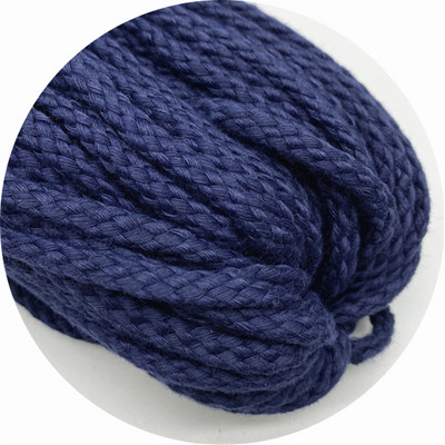 5 jardi/partija 5 mm kokvilnas virve Dekoratīva, savīta, pīta auklas virve roku darbs mājas tekstila dekorēšanai