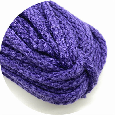 5 jardi/partija 5 mm kokvilnas virve Dekoratīva, savīta, pīta auklas virve roku darbs mājas tekstila dekorēšanai