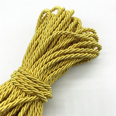 10 yard/tétel 3 mm-es 3 szálas paracord kötél polipropilén kötél otthoni dekorációhoz Kiegészítők barkács kézzel készített lakástextil dekoráció