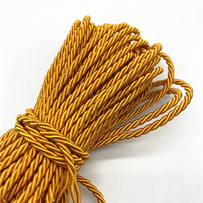 10 yard/tétel 3 mm-es 3 szálas paracord kötél polipropilén kötél otthoni dekorációhoz Kiegészítők barkács kézzel készített lakástextil dekoráció