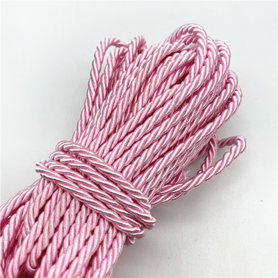 10 yard/tétel 3 mm-es 3 szálas paracord kötél polipropilén kötél otthoni dekorációhoz Kiegészítők barkács kézzel készített lakástextil dekoráció