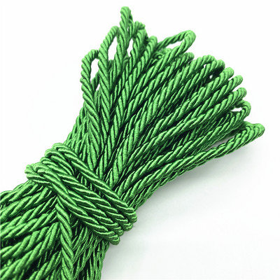 10 yard/tétel 3 mm-es 3 szálas paracord kötél polipropilén kötél otthoni dekorációhoz Kiegészítők barkács kézzel készített lakástextil dekoráció