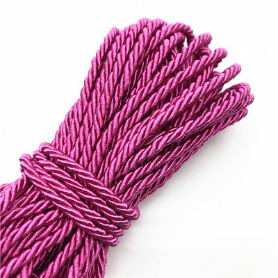 10 yard/tétel 3 mm-es 3 szálas paracord kötél polipropilén kötél otthoni dekorációhoz Kiegészítők barkács kézzel készített lakástextil dekoráció