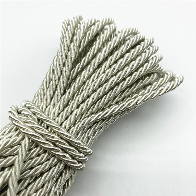 10 yard/tétel 3 mm-es 3 szálas paracord kötél polipropilén kötél otthoni dekorációhoz Kiegészítők barkács kézzel készített lakástextil dekoráció