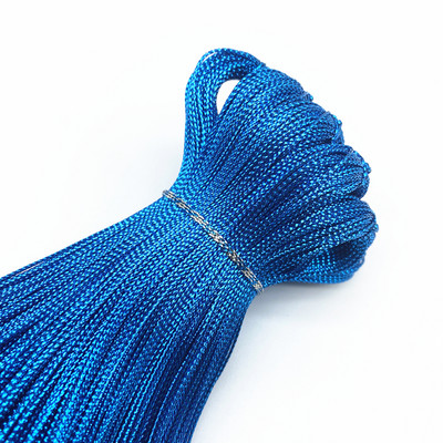 Σχοινί Χριστουγεννιάτικης Διακόσμησης 100 γιάρδες 0,8 χιλιοστά Σχοινί νάιλον κορδόνι κορδόνι για κοσμήματα κατασκευής DIY Χειροποίητο πλεκτό