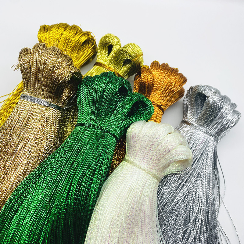 Σχοινί Χριστουγεννιάτικης Διακόσμησης 100 γιάρδες 0,8 χιλιοστά Σχοινί νάιλον κορδόνι κορδόνι για κοσμήματα κατασκευής DIY Χειροποίητο πλεκτό