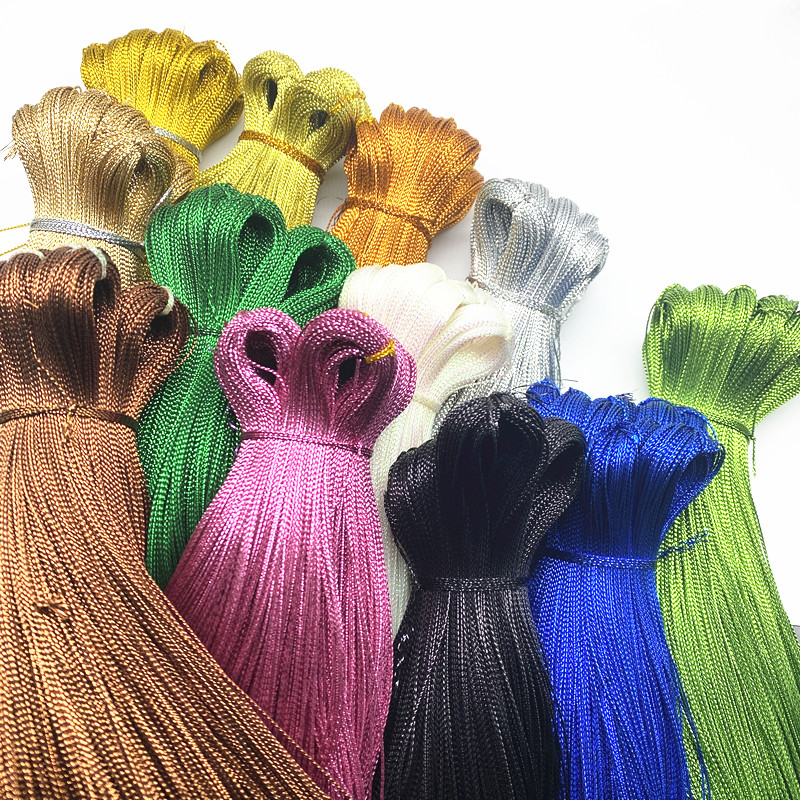 Σχοινί Χριστουγεννιάτικης Διακόσμησης 100 γιάρδες 0,8 χιλιοστά Σχοινί νάιλον κορδόνι κορδόνι για κοσμήματα κατασκευής DIY Χειροποίητο πλεκτό